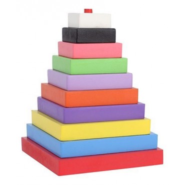 Anindita Toys Stacking Square Towers 9 Pieces